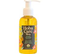 HobaCare 100% Pure Organic Jojoba Baby Oil - Unrefined and Cold Pressed Jojoba Oil - Body & Scalp Massaging Oil for Skin, Hair, and Nails - Helps to Fight Cradle Cap and Dry Skin (4.22 fl oz)