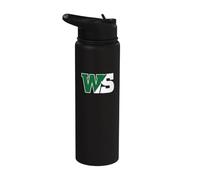 Hobart & William Smith Colleges William Smith Herons WS Logo Stainless Steel Insulated Water Bottle
