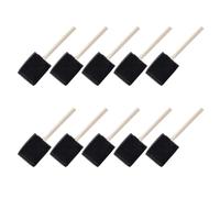 HOBBIESAY 10PCS 2 Inches Pottery Sponge for Clay Ceramic Sponge Stick Foam Brushes Sponged on a Stick Pottery Sponged Brush Sculpture Cleaning Tools for Staining Varnishes DIY Craft Projects