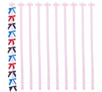 HOBBIESAY 10Pcs Bow Hair Clip Holder Organizer Pink Long Hanging Hair Bow Storage Ribbon Headband Holder Cute Head Clips Display Accessories for Women Room Wall Display Storage Decoration