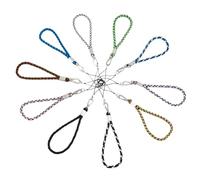 HOBBIESAY 10Pcs Polyester Wrist Lanyard Small Lanyard Keychain Chain Strap for Purse Keychain Camera Smart Phones Water Cup USB Flash Drive