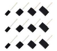 HOBBIESAY 12PCS 4 Styles Pottery Sponge for Clay Ceramic Sponge Stick Foam Brushes Pottery Ceramic Shaping Carving Trimming Clay Making for Potters Beginners Staining Varnishes DIY Craft Projects