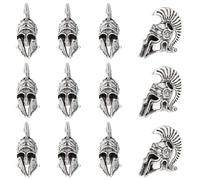 HOBBIESAY 12Pcs Helmet Lanyard Charm Knife Paracord Bead 4.5mm Hole Retro Helmet Beads Tactical Knife Lanyard Charms Keychain Accessories for DIY Backpack Lanyards Pull Hand Woven Pull Cord Zipper