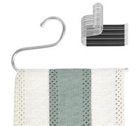 HOBBIESAY 15 Pcs Quilt Hanger 11.8 Inch Blanket Hangers Drapery Hanger Heavy Duty Space Saving Nonslip Quilt Hangers for Wall Hangings for Comforters Table Cloths Bedding Towels Rugs