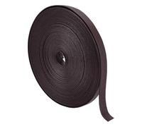 HOBBIESAY 1mm Wide Leather Strips With Stitching Flat Imitation Leather Cord Coconut Brown Double Sided Imitation for Crafts DIY Projects Clothing Pet Collars Traction Ropes Belt Keychains Wrapping