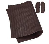 HOBBIESAY 1Pc Shoe Rubber Sole Sheet 3mm Thick Non-Slip Heel Repair Pads DIY Shoe Repairing Bottom Materials Wave Design Sole Replacement Soles for Boots for Women Men Shoes 14.9x11inches