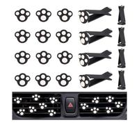 HOBBIESAY 20Pcs 1 Color Dog Paw Cat Paw Car Vent Clip Pet Lover Auto Air Exit Trim Funny and Cute Air Conditioner Vent Decoration Car Interior Air Conditioner Dining Room Bedroom Cafe Decoration