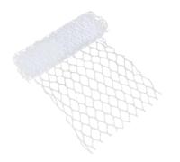 HOBBIESAY 3.65m Mesh Veil Fabric Headband Veil Netting Fabrics Hat Veil Tulle Women Mesh Veils Bridal Birdcage Veil Netting Hat Decoration White for Women Bride's Headdress Veil Making