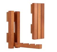 HOBBIESAY Clothes Drying Rack Wall Mounted Folding Wood Clothes Hanger Racks Foldable Hanging Racks Closet Storage Organizer for Laundry Room Foldable Wall Hangers for Bathroom Bedroom, 18x6x8cm
