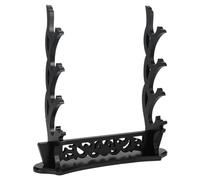 HOBBIESAY Mini Sword Display Stand Black Multilayer Sword Holder Desktop Samurai Swords Katana Gladiator Rack for Display Katana Stands Floor Wooden Rack Floor Stand Japanese Samurai Swords Holder