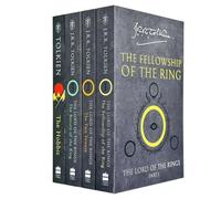 Hobbit and The Lord of the Rings 4 Books Set by J R R Tolkien (4 Volumes)
