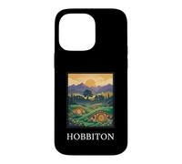 Hobbiton New Zealand Fantasy Village Retro Travel Design Case for iPhone 14 Pro Max