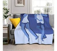 HOBBOY Abstract Art 180 x 240 cm Area Rugs Chinese Ink Painting Lake Bridge Autumn Scenery Low Pile Carpet for Living Study Room Bedroom Library