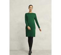 Hobbs female Merino Wool Blend Knitted Shift Dress - Green, Green