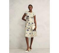 HOBBS Floral Embroidered Knee Length Skater Dress Multi