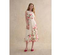 HOBBS Floral Round Neck Knee Length Skater Dress Multi