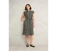 HOBBS Geometric Belted Midi Shirt Dress Multi