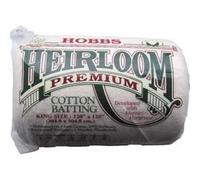 Hobbs Heirloom Premium Cotton: 120 x 120in (King), Blend, White