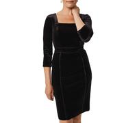 Hobbs Josie Velvet Dress In Black Black 14