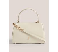 HOBBS Leather Chain Strap Grab Bag Beige