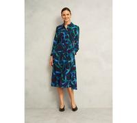 Hobbs London Alis Dress NAVY MULTI AMAZONITE