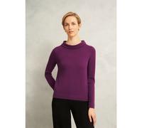 Hobbs London Audrey Wool Cashmere Jumper DEEP BROWN EXTRA SMALL