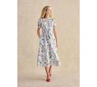 Hobbs London Clarissa Dress Petite PALE BLUE MULTI SIZE 10