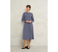 Hobbs London Dakota Jersey Dress NAVY MULTI AMAZONITE