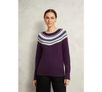 Hobbs London Greta Wool Blend Fairisle Crew Neck Jumper CAMEL MARL EXTRA SMALL