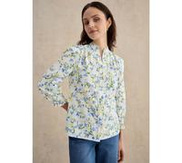 Hobbs London Imelda Cotton Blouse IVORY MULTI AMAZONITE