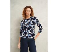 Hobbs London Julia Printed Top BLUE MULTI EXTRA SMALL
