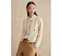 Hobbs London Lottie Linen Jacket PARCHMENT BEIGE AMAZONITE