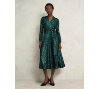 Hobbs London Meadow Dress EVERGREEN SIZE 10