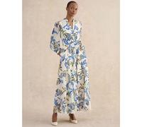 Hobbs London Shanice Dress CREAM MULTI SIZE 12
