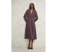 Hobbs London Women's AURORA DRESS in Wine | Size: 8 Hobbs London Wine 8