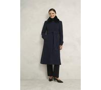 Hobbs London Women's Celeste Coat in Dark Navy | Size: 22 Hobbs London Dark Navy 22