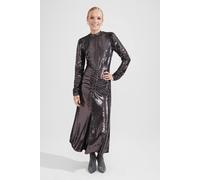 Hobbs London Women's Loretta Sequin Dress in Dark Grey | Size: 12 Hobbs London Dark Grey 12