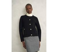 Hobbs London Women's Simona Knitted Jacket in Black | Size: Small Hobbs London Black S