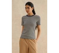 Hobbs London Women's Tamsin Sparkle T-shirt in Navy | Size: Medium Hobbs London Navy M