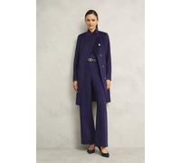Hobbs London Women's Taylor Wool Coat in Aubergine | Size: 8 Hobbs London Aubergine 8