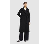 Hobbs London Women's Yasmina Tailored Midi Wrap Overcoat in Black | Size: 16 Hobbs London Black 16