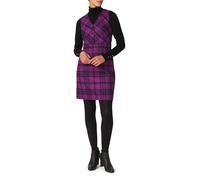 Hobbs Mary Dress Checked In Purple Purple 8