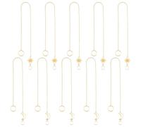 Hobbspring 10pcs Suncatchers Chain 46.5cm Crystal Window Prism Chain Moon and Sun Ball Pendant Suspension Chain for Crystal Prism Ball Pendants Suspension DIY Tree Decorations