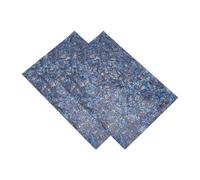 Hobbspring 11.8x7.87 inch 2Pcs Abalone Shell Sticker Abalone Veneer Sheets Blue PVC Stickers Imitation Shells Stickers for Inlay Projects Craft Handmade Decoration with Backside Tape