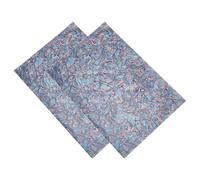 Hobbspring 11.8x7.87 inch 2Pcs Abalone Shell Sticker Abalone Veneer Sheets Medium Slate Blue PVC Stickers Imitation Shells Stickers for Inlay Project Craft Handmade Decoration with Backside Tape