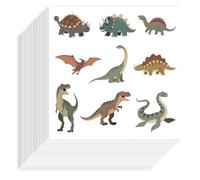 Hobbspring 180Pcs Dinosaur Stickers 2.5cm Self-Adhesive Paper Decorative Stickers Waterproof Dinosaur Planner Decals for Scrapbook Calendar Journals Crafting Gift Bag Decor