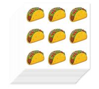 Hobbspring 180Pcs Taco Stickers Mexican Food Stickers for Water Bottles, Laptops, Planners, Party Decorations, Hispanic Heritage Month Celebrations and Mexican Theme Party Supplies