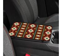 Hobbspring 1pc Center Console Armrest Cover Pad 32x19cm Indian Decorative Pattern Neoprene Car Armrest Cushion Waterproof Armrests Seat Box Cover Protector for Universal Cars Vehicles SUVs