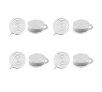 Hobbspring 4 Pairs Pressure Earrings for Keloids Stainless Steel Clip Earring Silver Compression Earring Adjustable Spiral Non-Pierced Earrings for Women Men Ladies