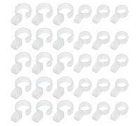 Hobbspring 60Pcs Cross-Stitch Roll Clip 2 Sizes Plastic Windproof Hanger Hooks Clothes Hanger Buckle Clip for Drying Rack Suit Hangers Clothes Hangers Embroidery Tools